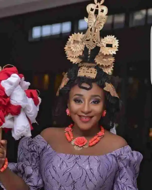 Actress Ini Edo Stuns In Ibibio Traditional Attire (Photos)